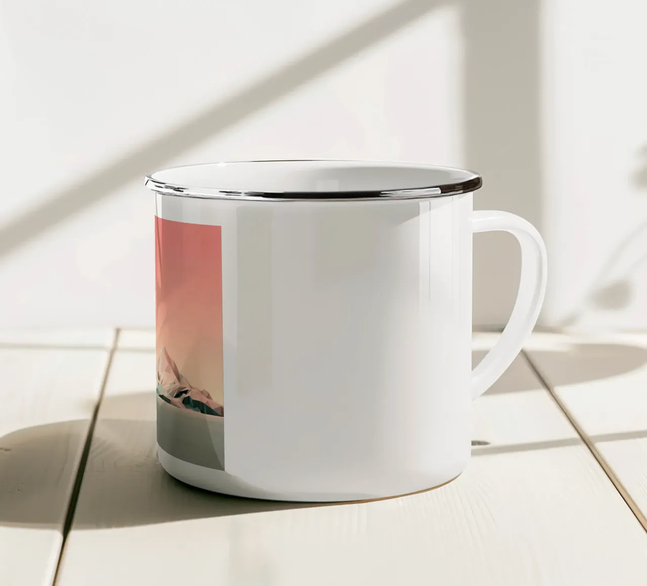 iron mountain tazza in smalto da kichin