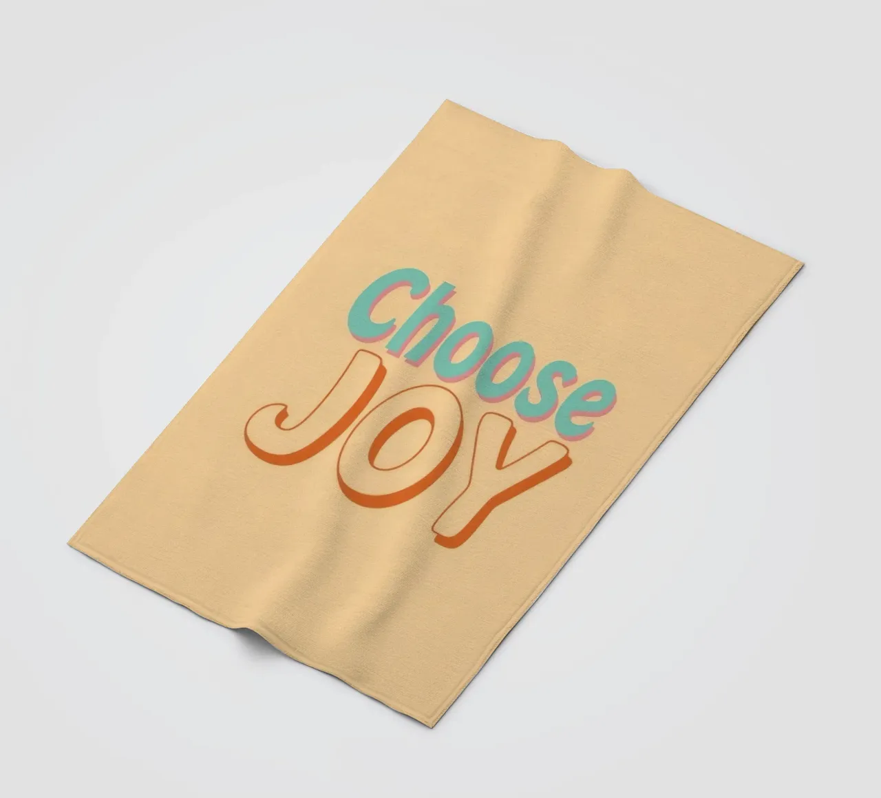Wählen Sie JOY Grafik Fleecedecke von DesignDoodle