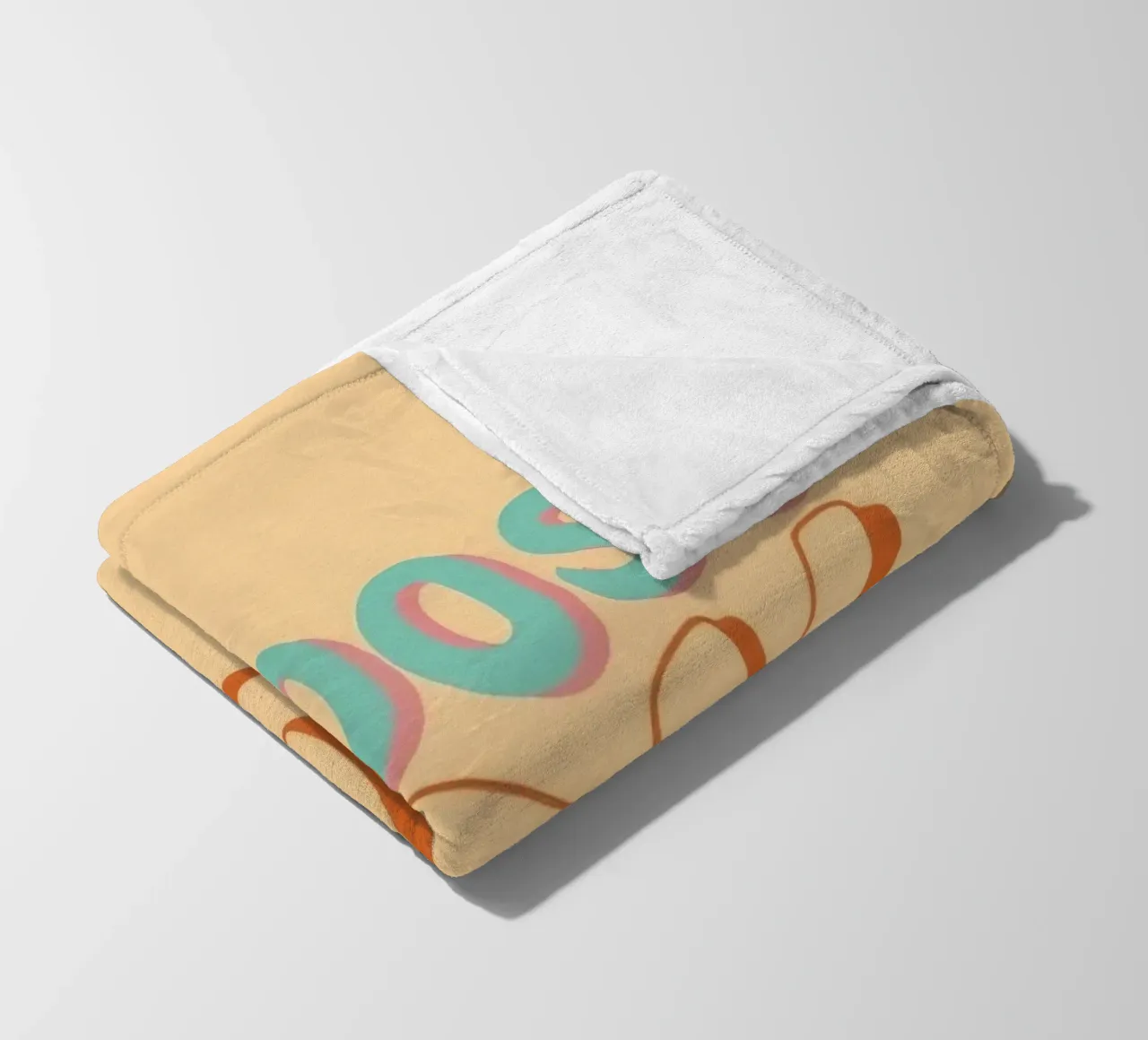 Wählen Sie JOY Grafik Fleecedecke von DesignDoodle