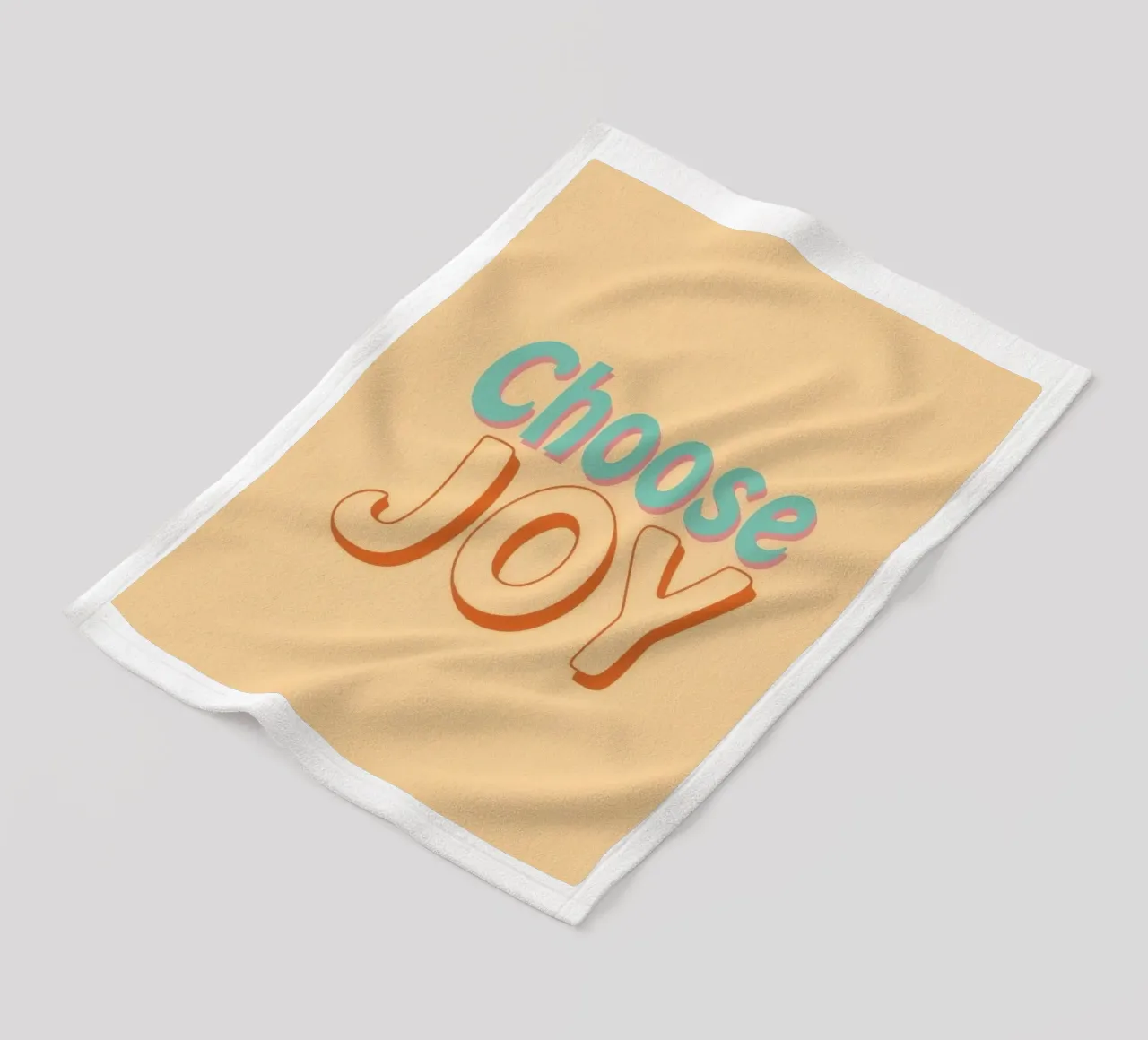Wählen Sie JOY Grafik Fleecedecke von DesignDoodle