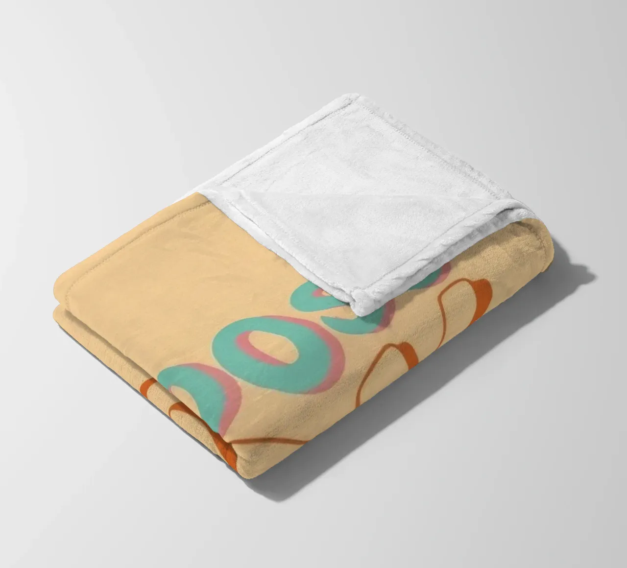 Wählen Sie JOY Grafik Fleecedecke von DesignDoodle