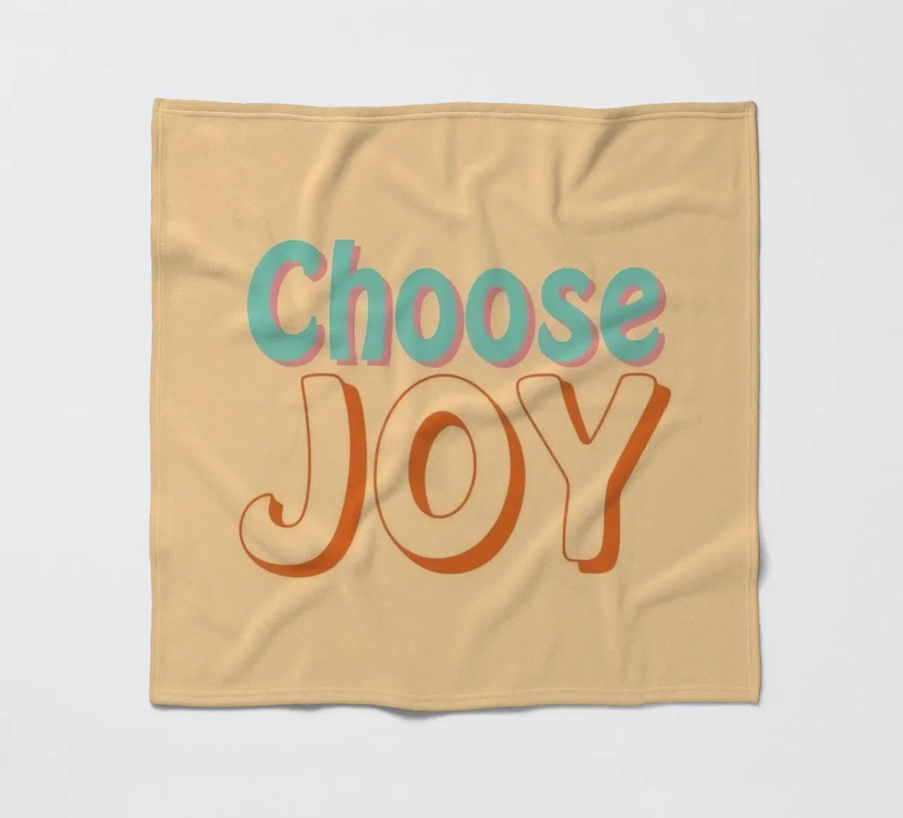 Wählen Sie JOY Grafik Fleecedecke von DesignDoodle