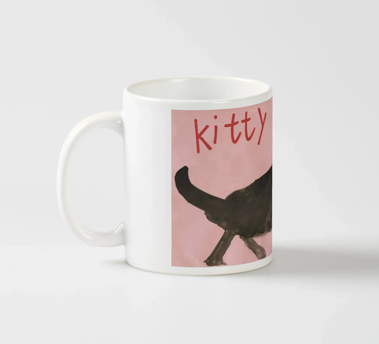 KITTY - KITTYCAT - CAT - Child´s Drawing tazza in ceramica da Vintage Van Gogh