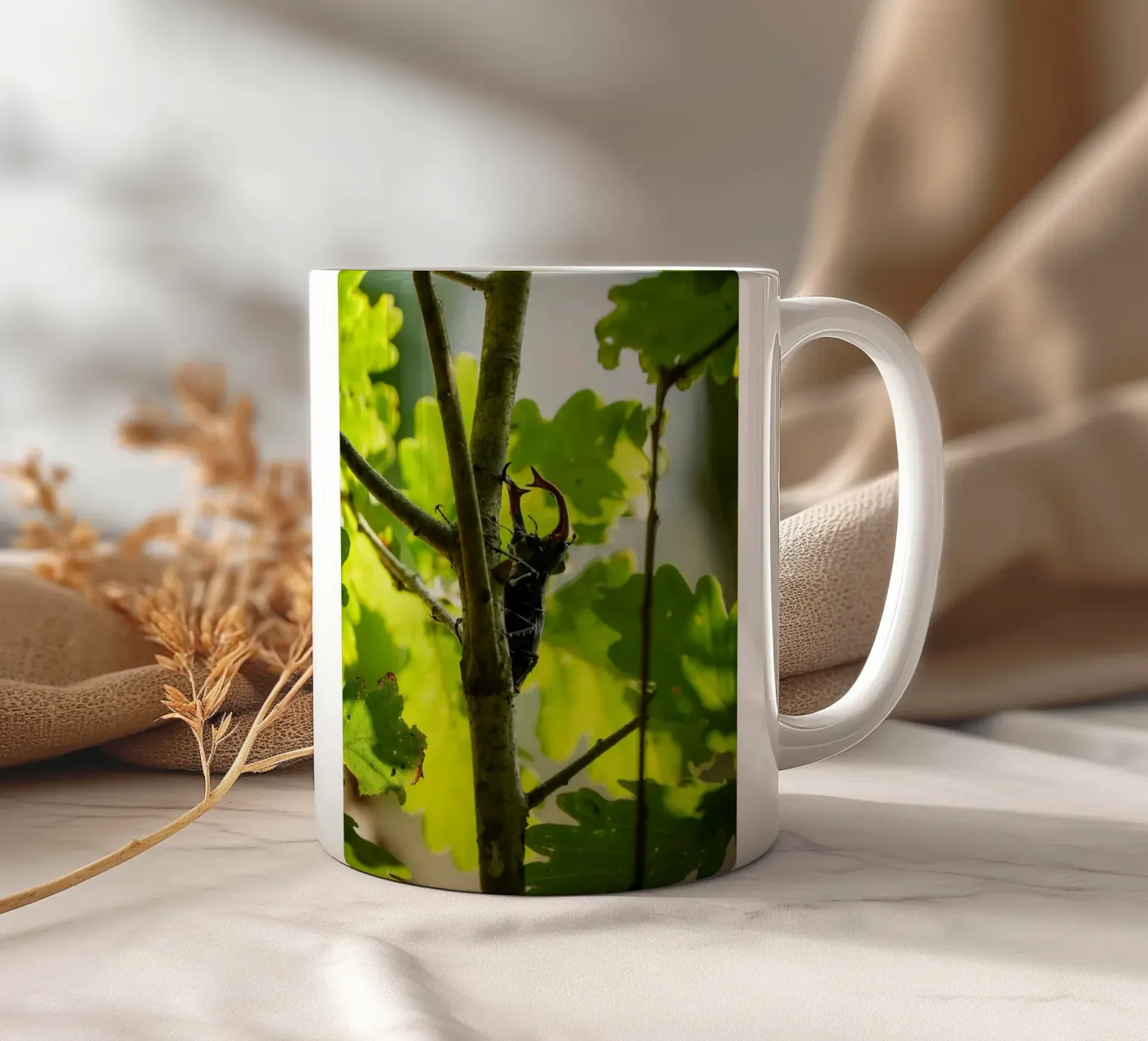 Stag Beetle ceramic mug by Tom's Wildlife