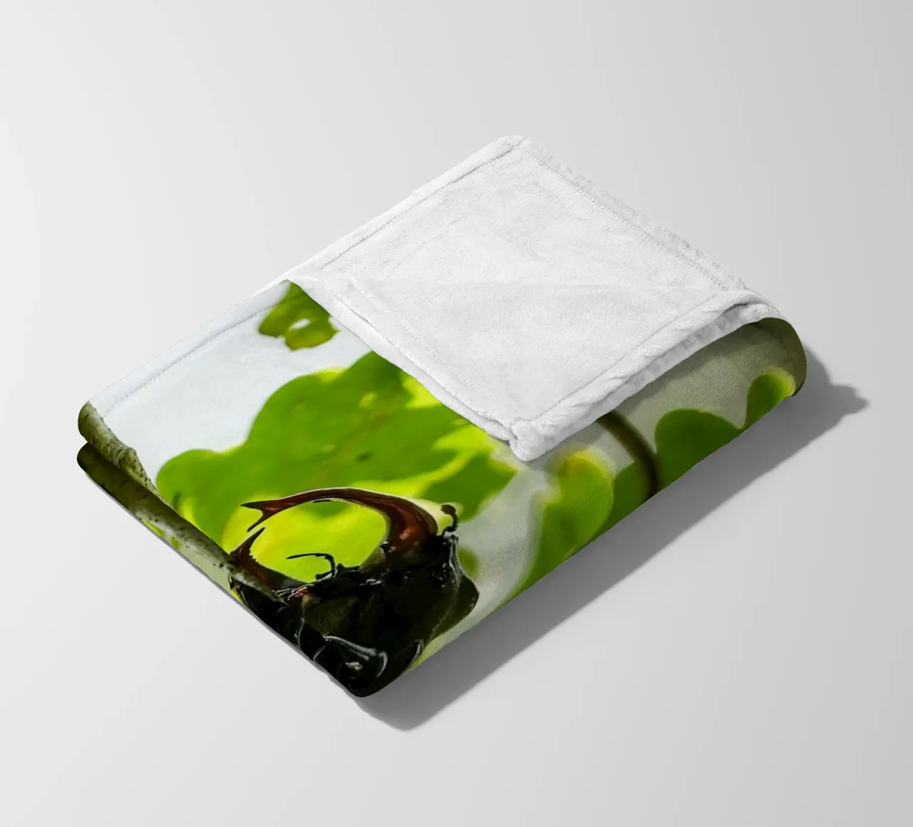 Hirschkäfer Fleecedecke von Tom's Wildlife