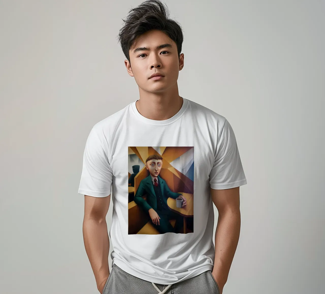 Bere caffè t-shirt da Art Center