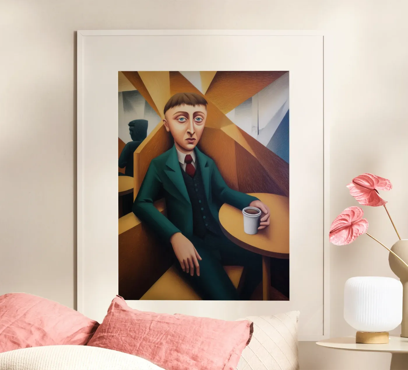 Drinking Coffee poster by Art Center