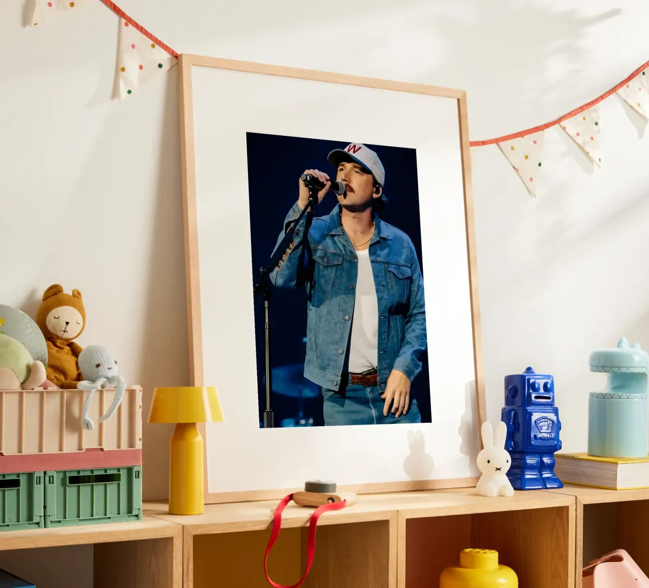 Morgan Wallen poster da Low poly art