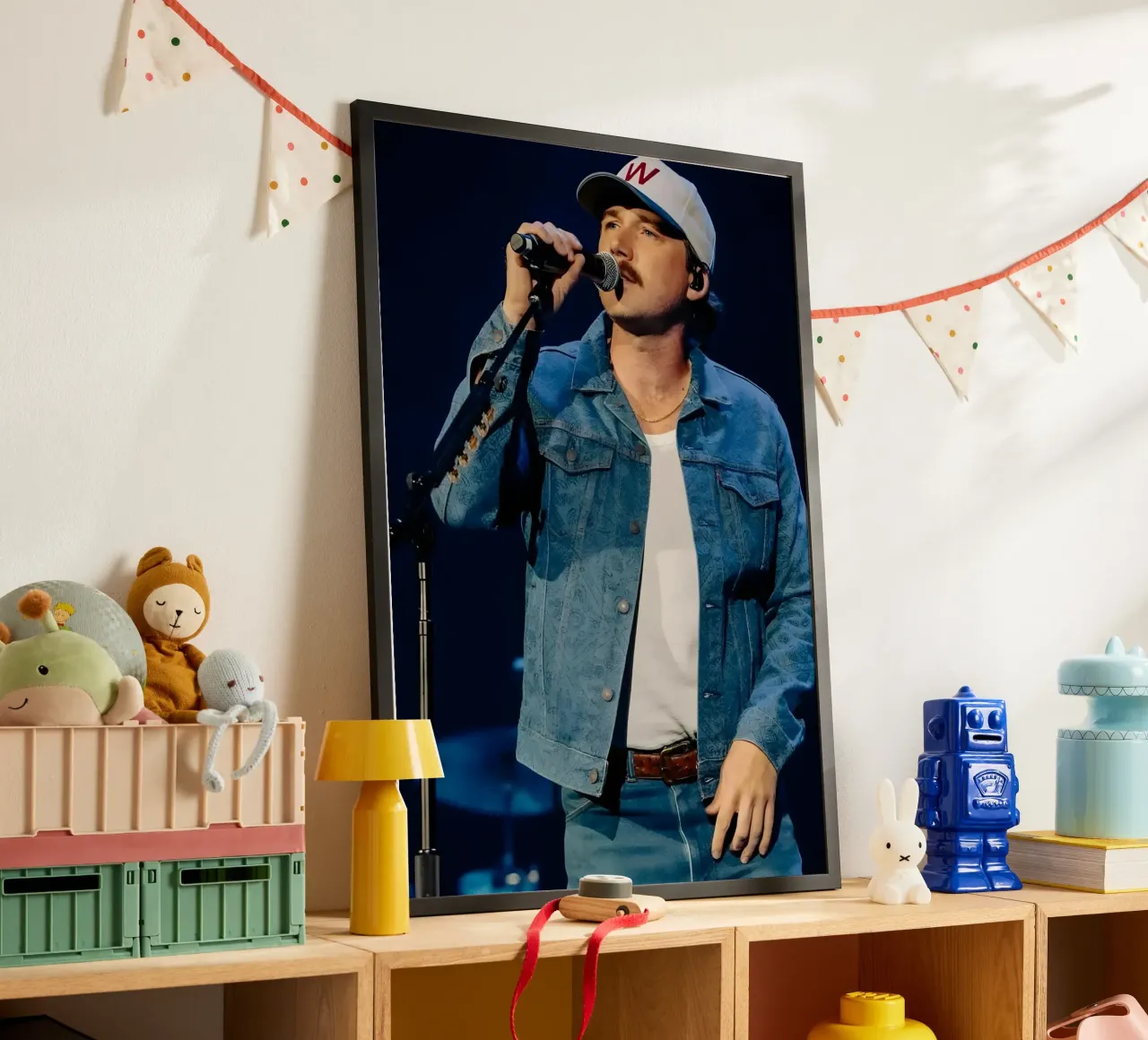 Morgan Wallen poster da Low poly art