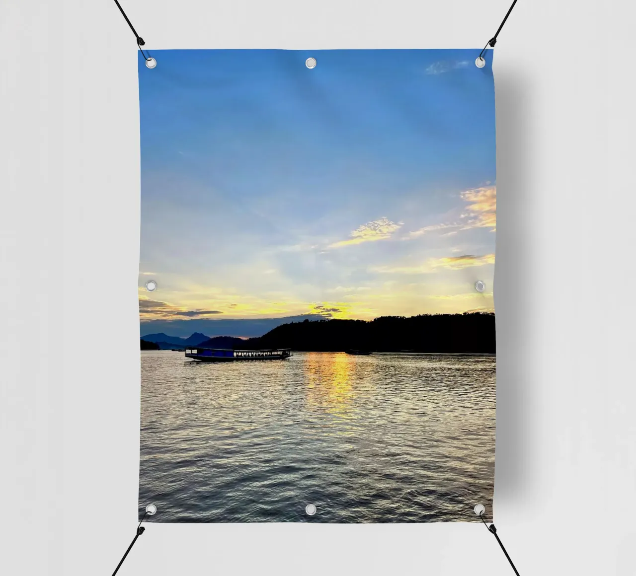 sunset in laos telo in pvc da Reiselust