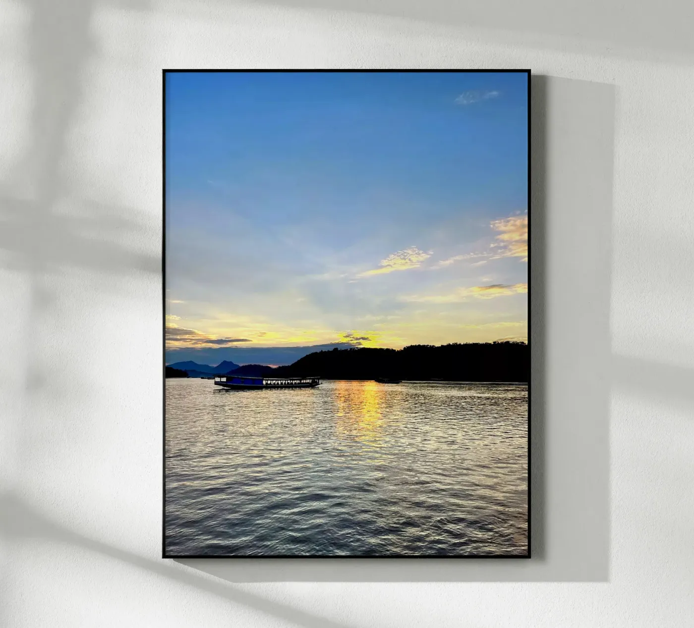 sunset in laos plexiglass da Reiselust