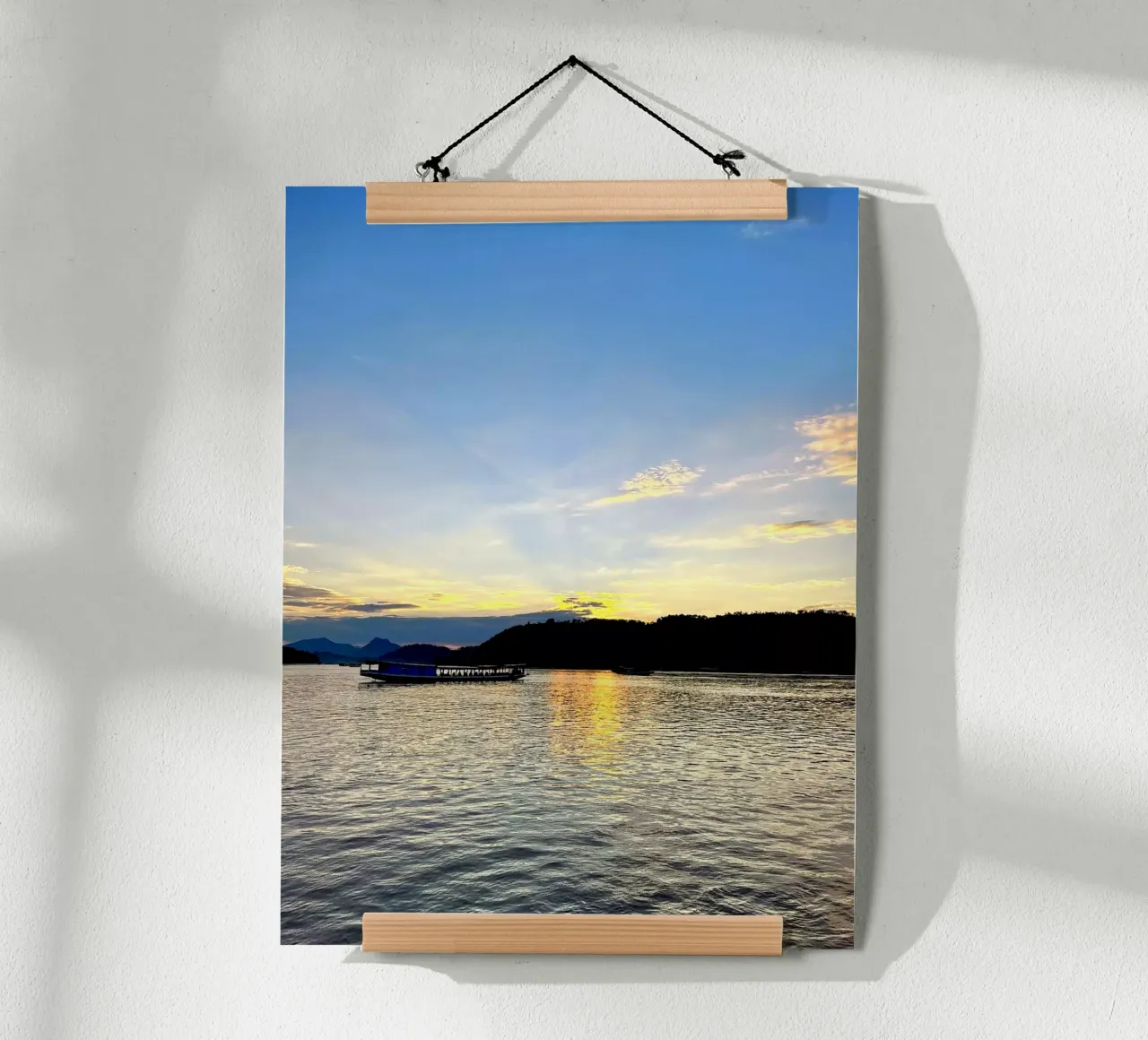 sunset in laos poster da Reiselust