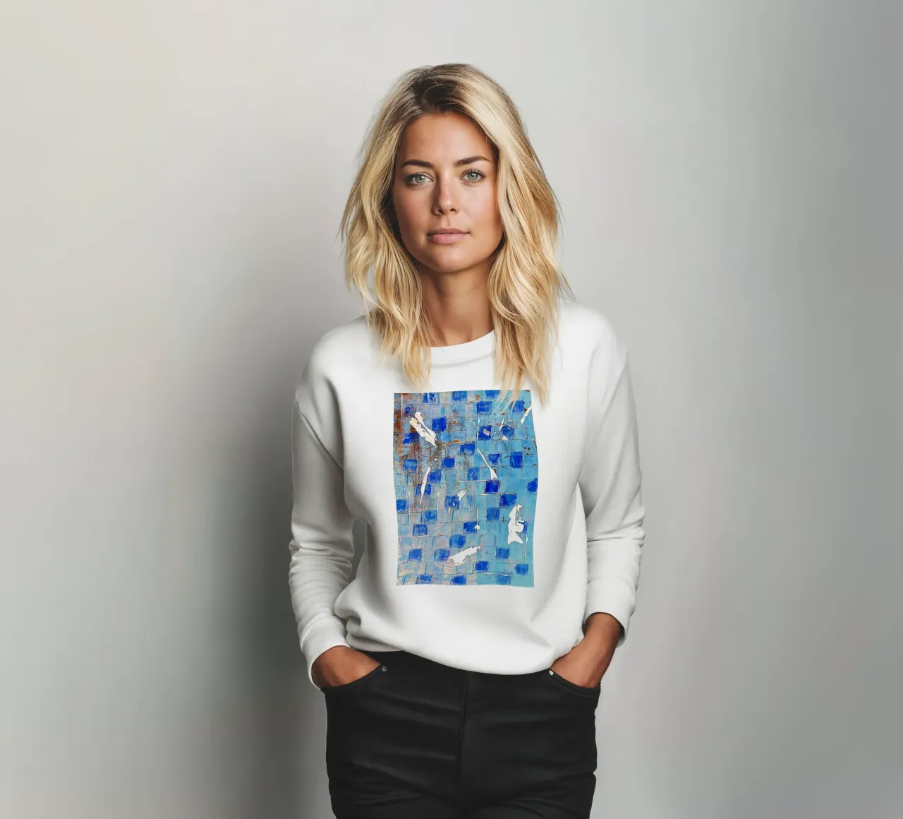 IDEAL GIFT 70 invers felpa da Thierry Vobmann Abstract painting