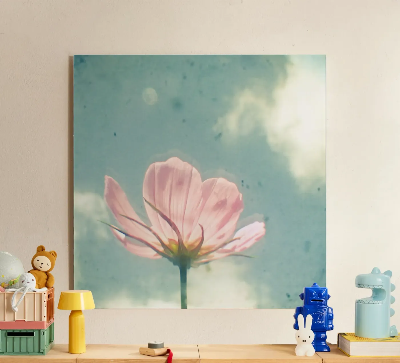 Pink Cosmos Acryl-Glas von Cassia Beck Photography