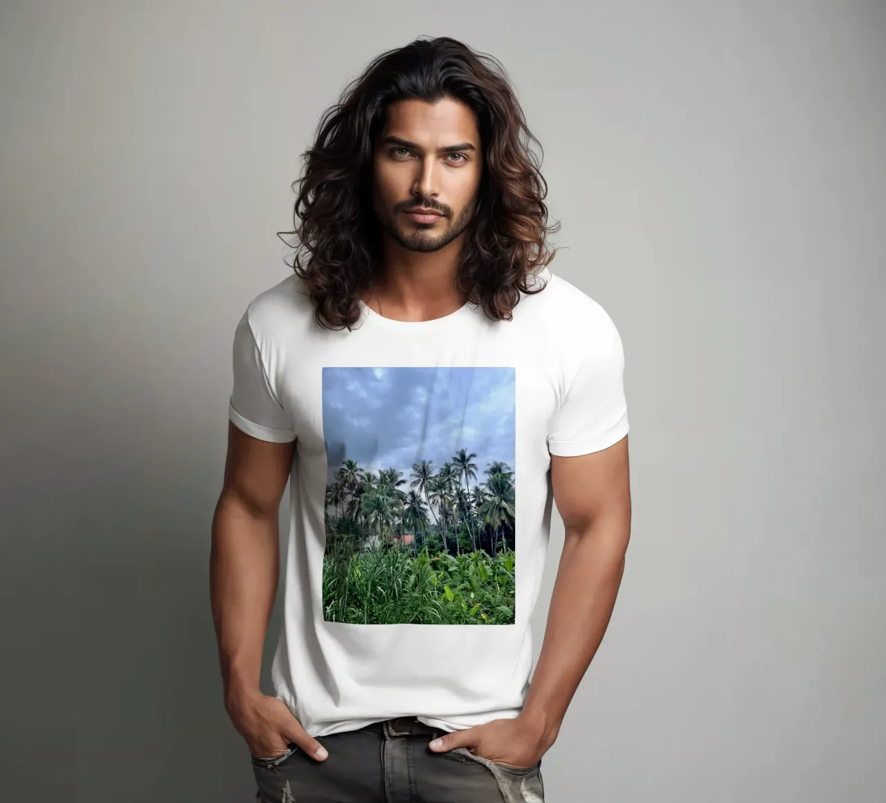 palmtrees in laos t-shirt da Reiselust