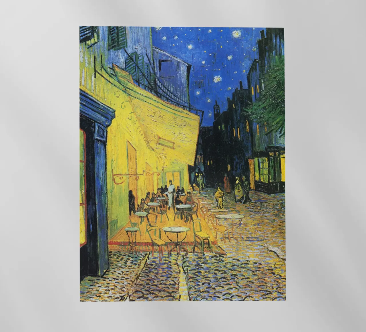 Terrazza del caffè di notte di Vincent van Gogh. pellicola backlit da Chérie Prints
