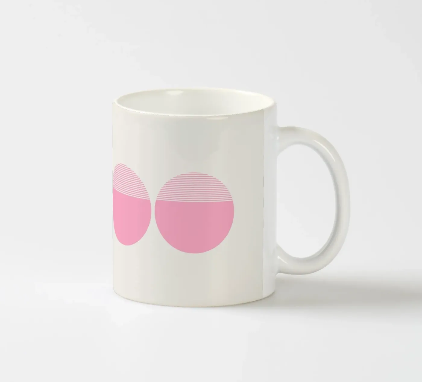 Stratum ceramic mug by Rose Beck Art