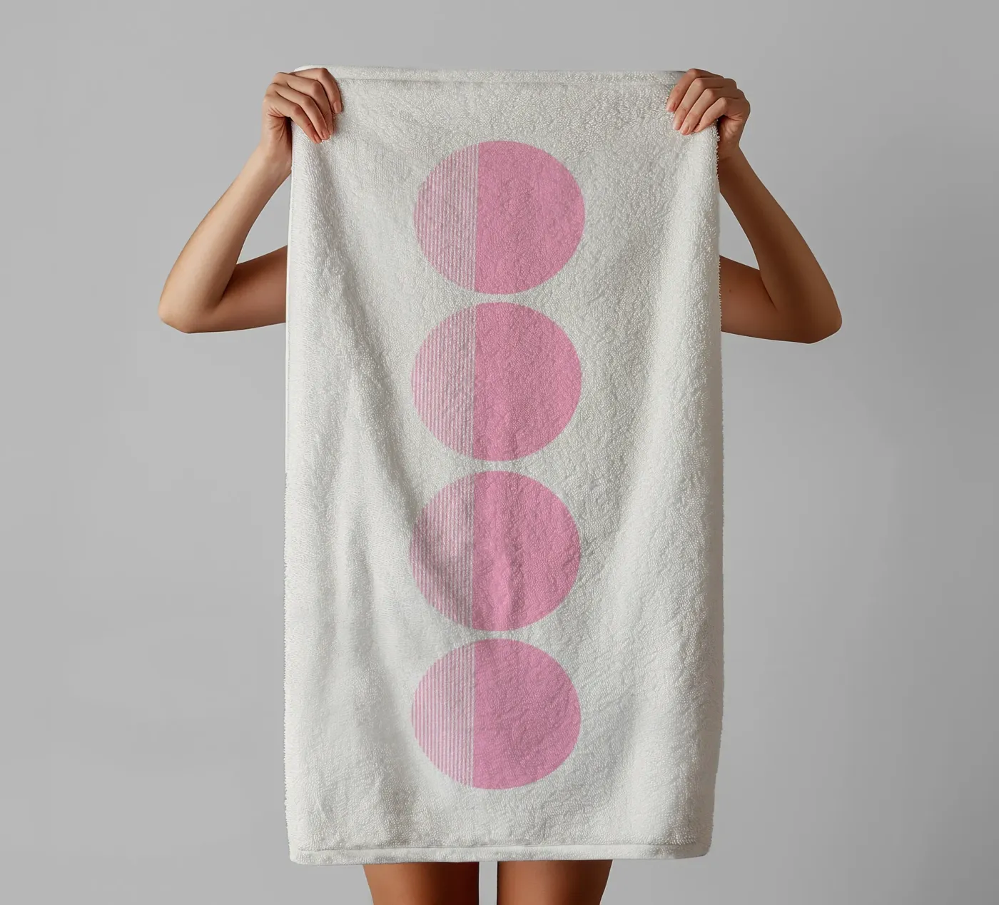 Stratum badhanddoek van Rose Beck Art