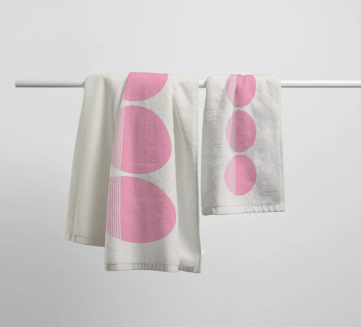 Stratum badhanddoek van Rose Beck Art
