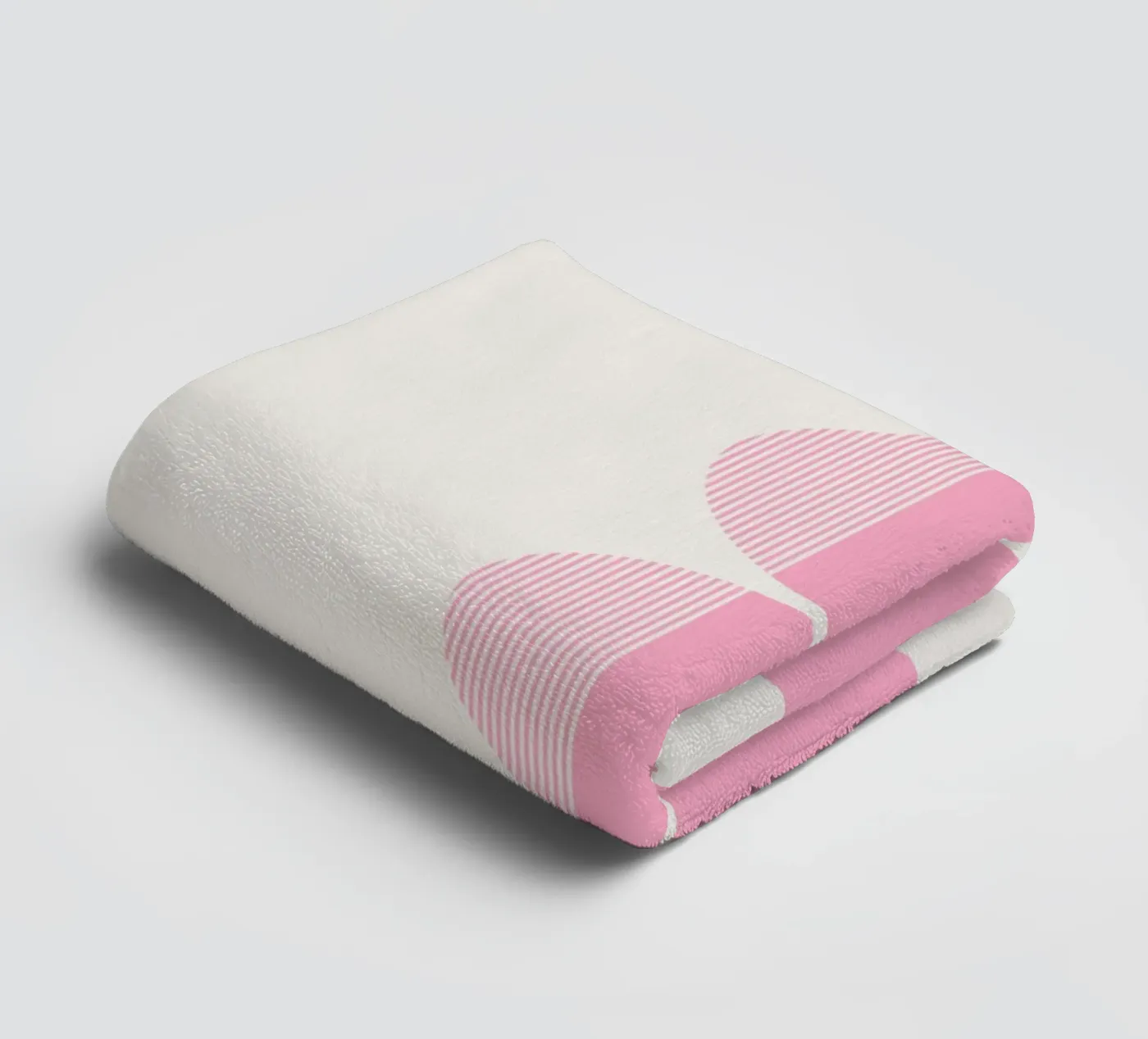 Stratum badhanddoek van Rose Beck Art