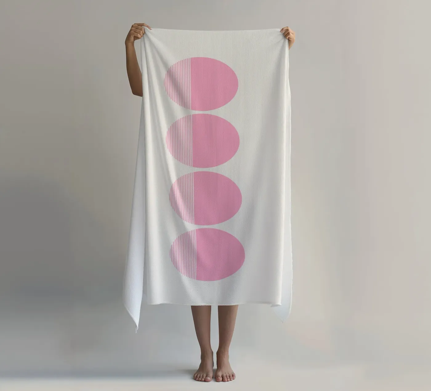 Stratum Strandtuch von Rose Beck Art