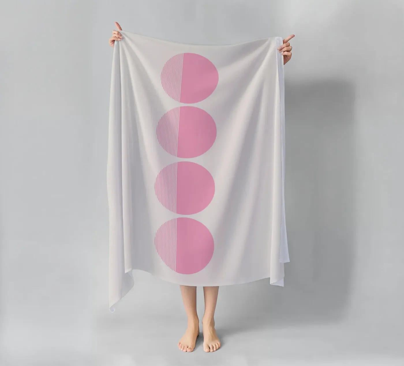 Stratum Strandtuch von Rose Beck Art