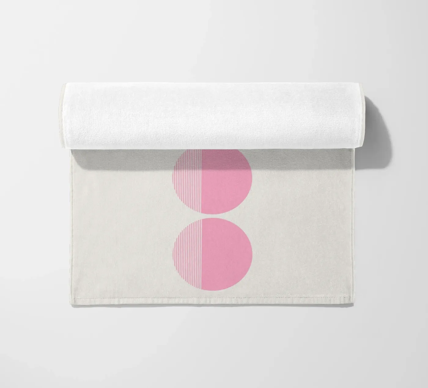 Stratum Strandtuch von Rose Beck Art