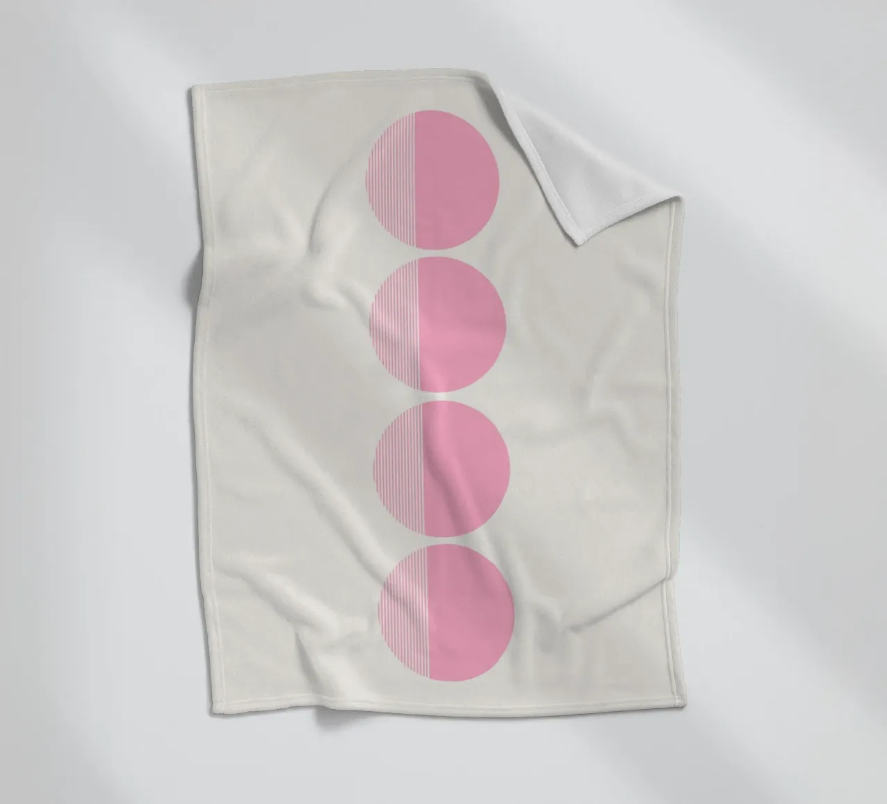 Stratum fleecedeken van Rose Beck Art