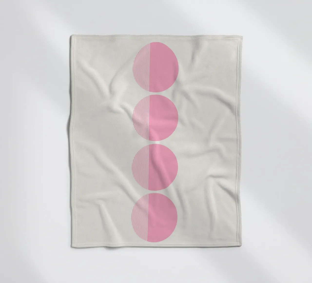 Stratum fleecedeken van Rose Beck Art