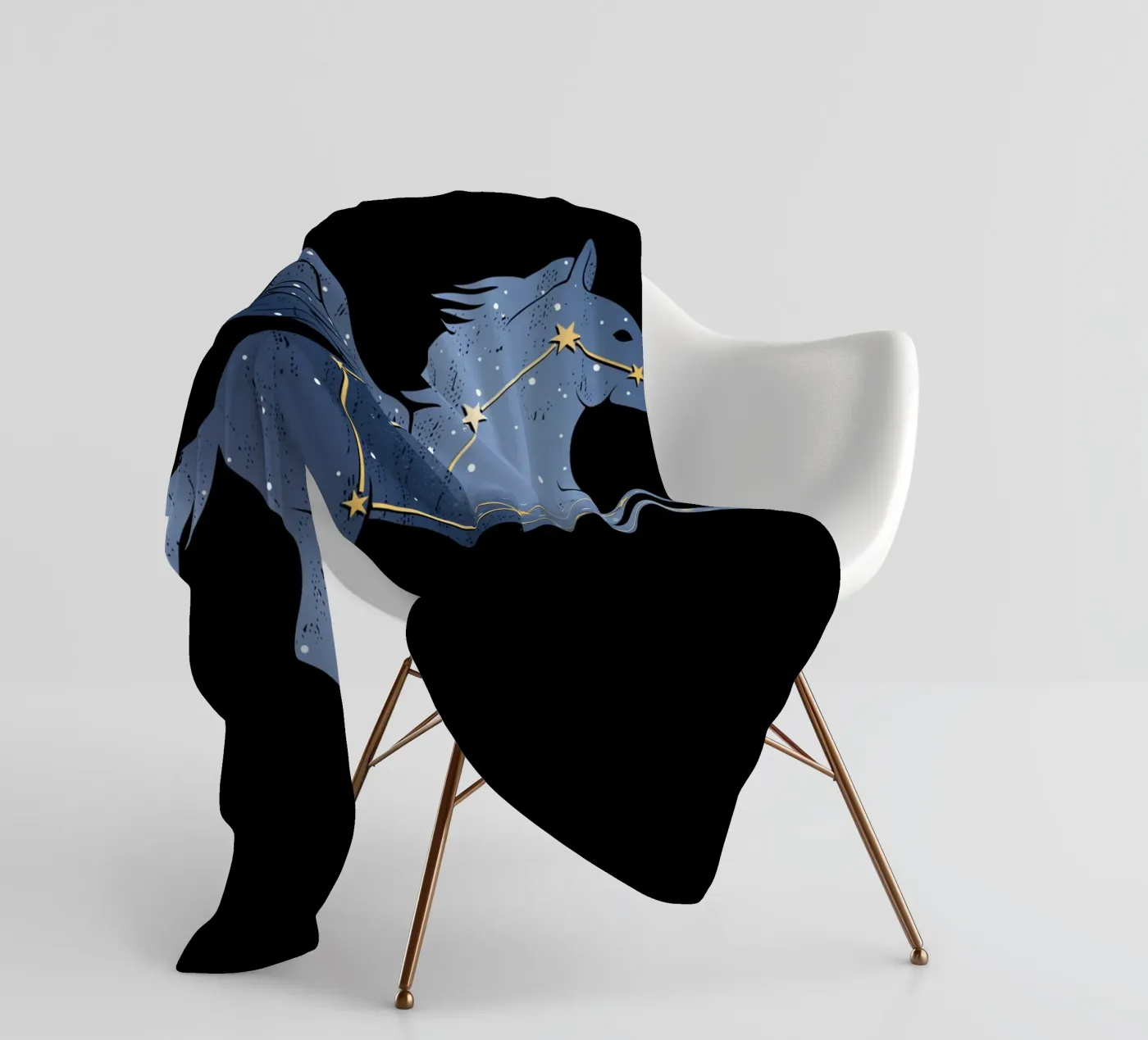 Pegaso coperta in pile da Mariel Toigo