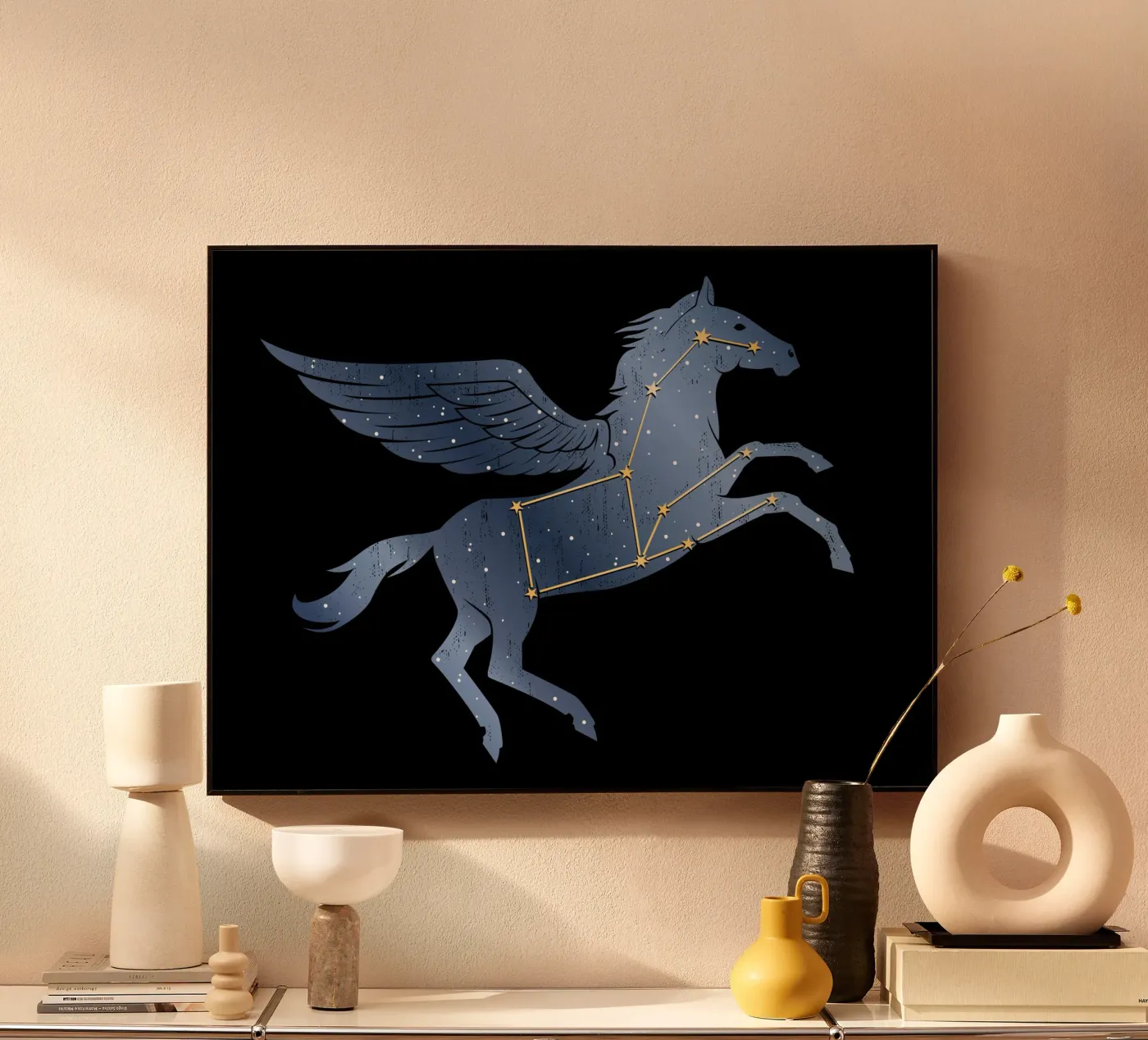 Pegasus acrylic glass by Mariel Toigo