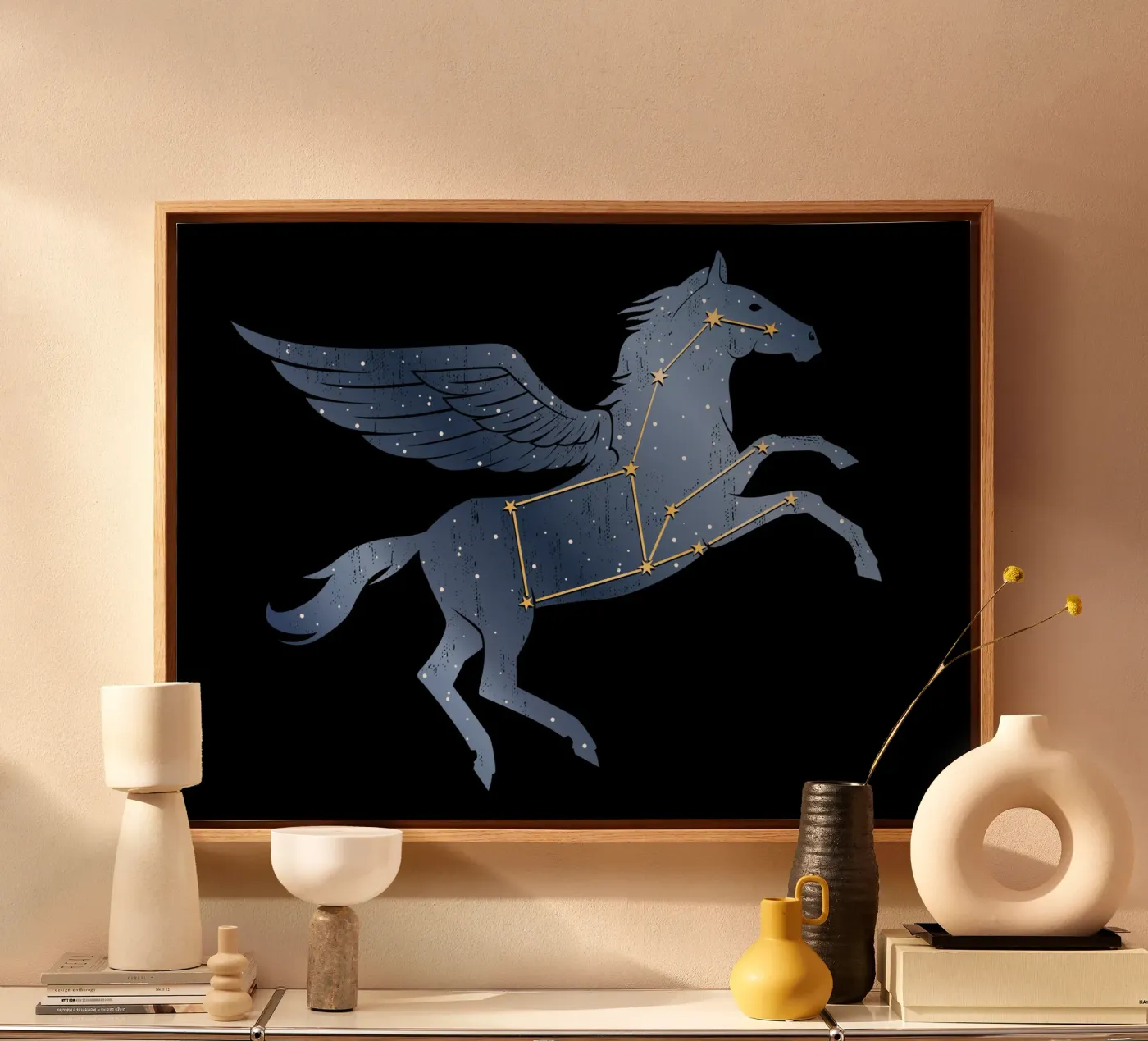 Pegaso tela da Mariel Toigo