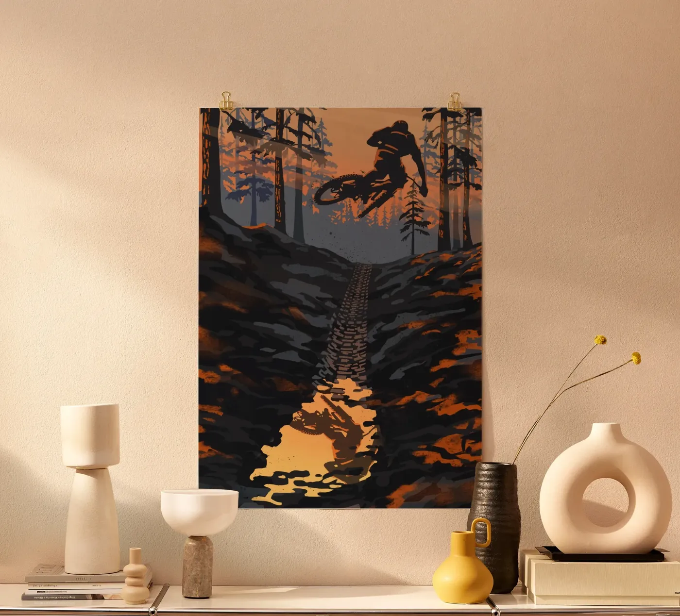 Mountain Biking Style poster by LiamDckns