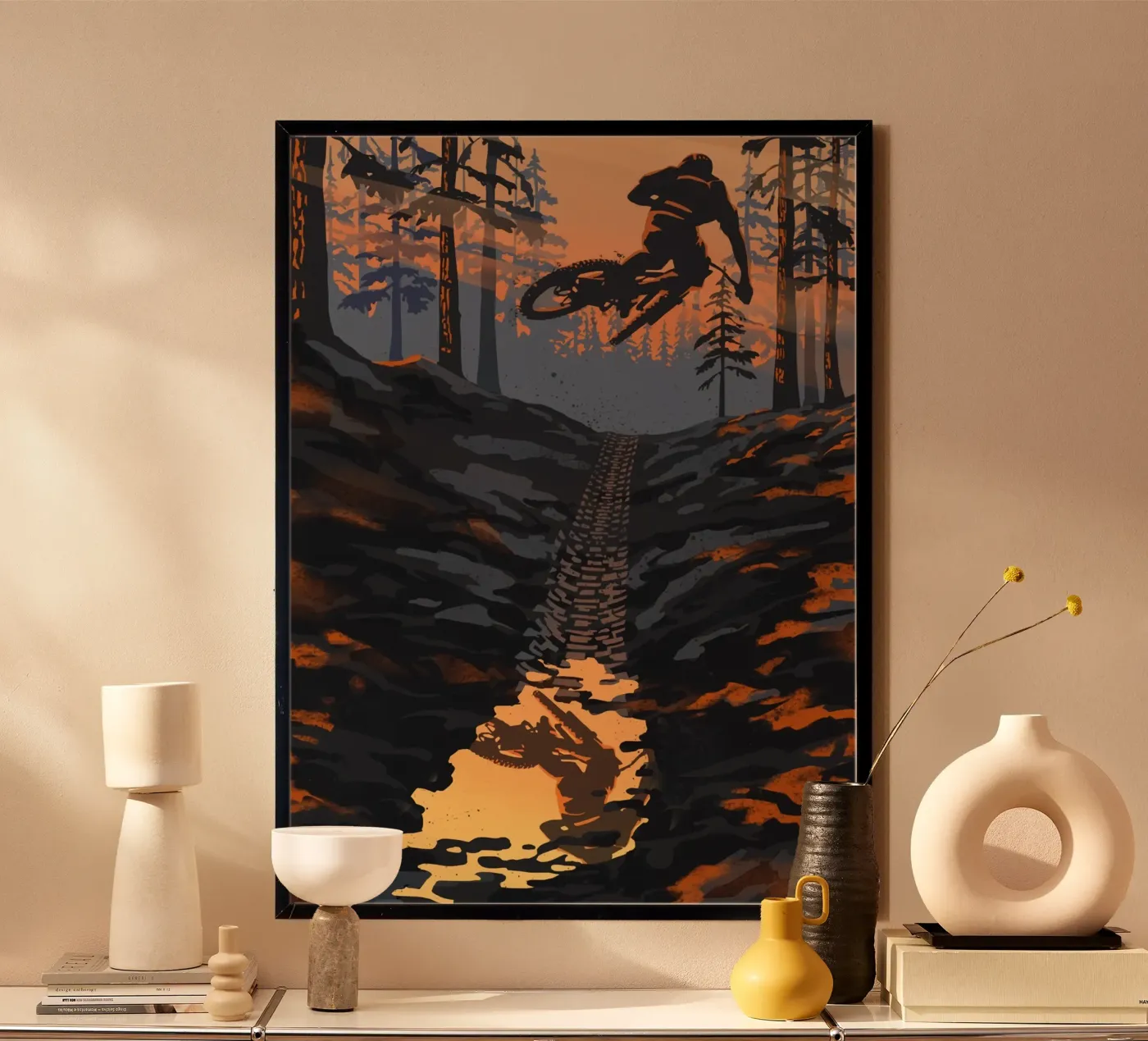 Mountain Biking Style poster by LiamDckns