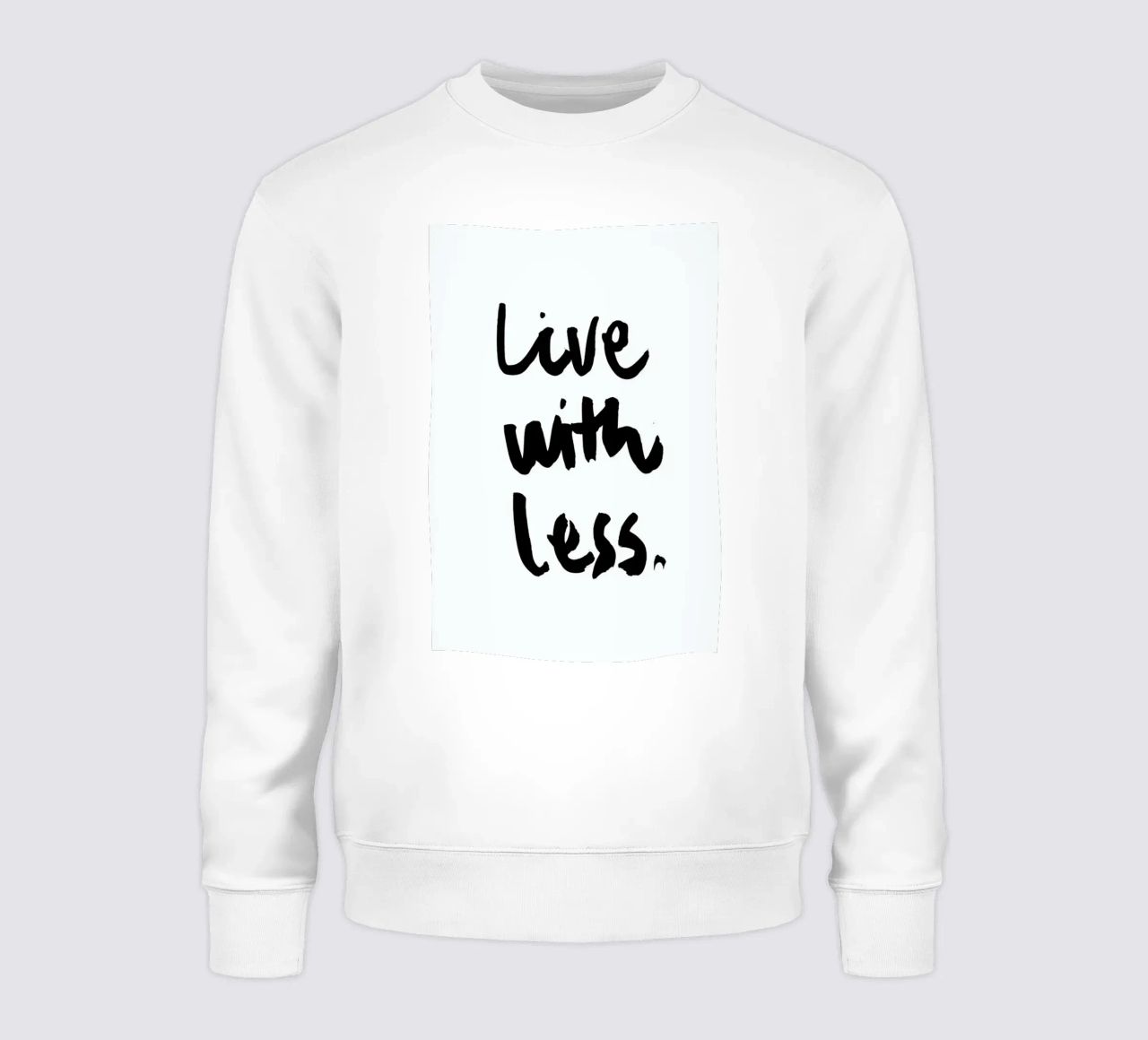 Live with Less felpa da RK Design