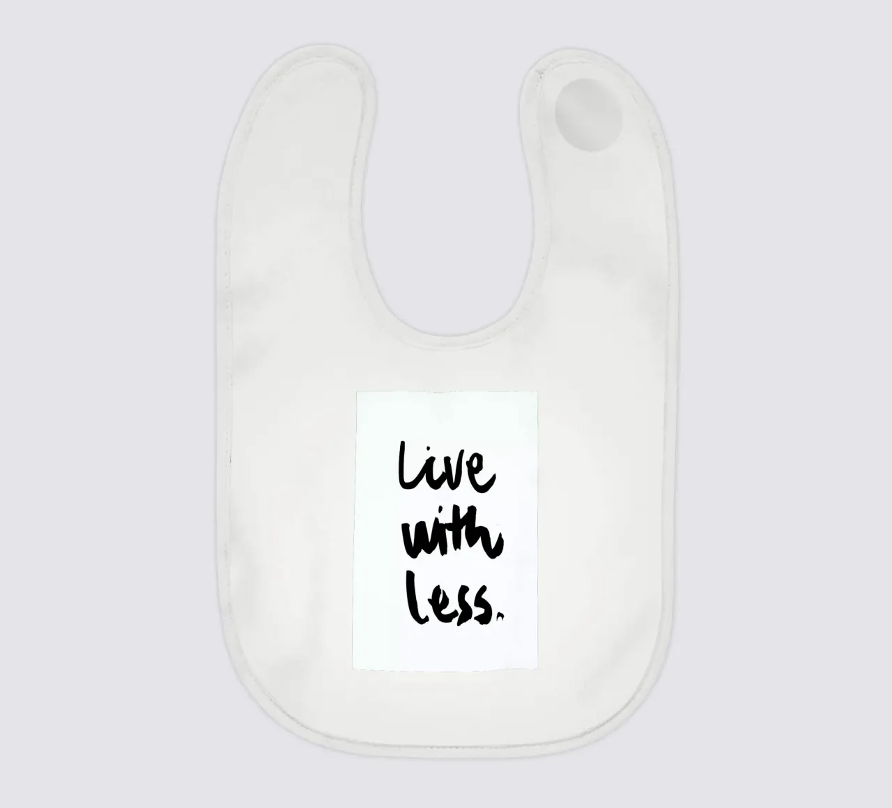 Live with Less bavaglino da RK Design