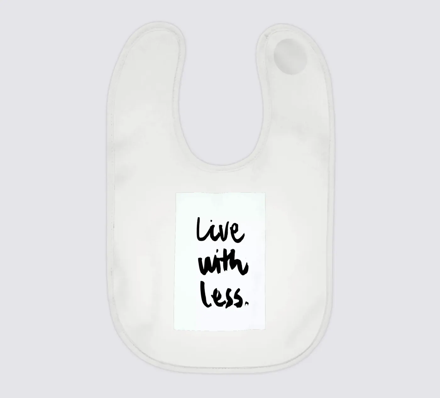 Live with Less bavaglino da RK Design
