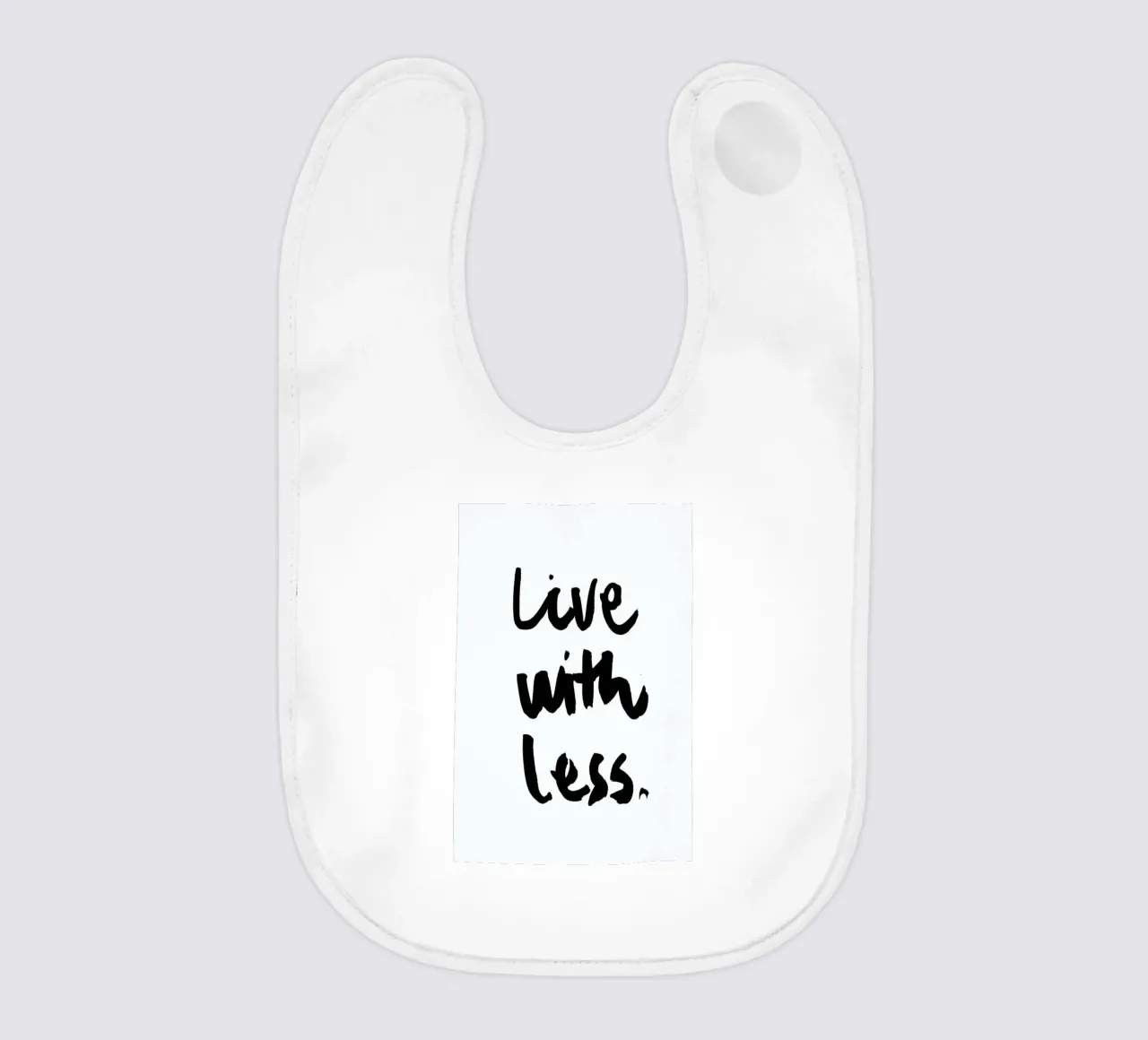 Live with Less babero de RK Design