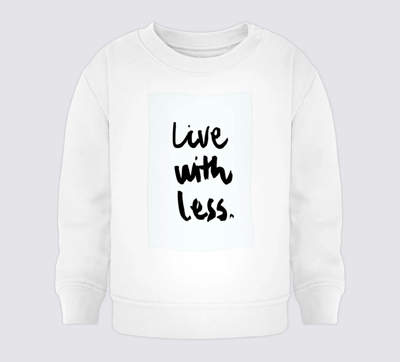 Live with Less felpa neonato da RK Design