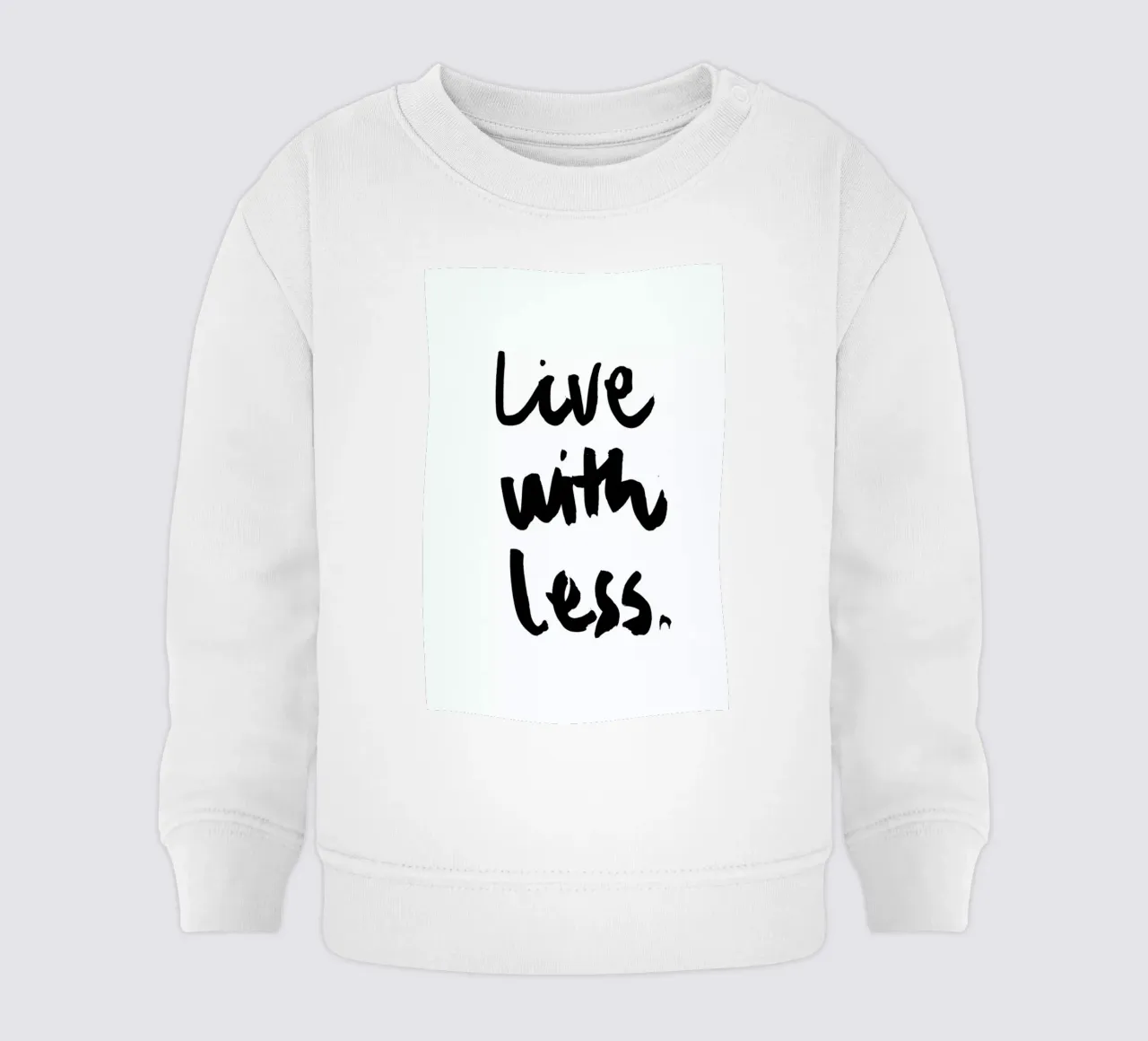 Live with Less felpa neonato da RK Design
