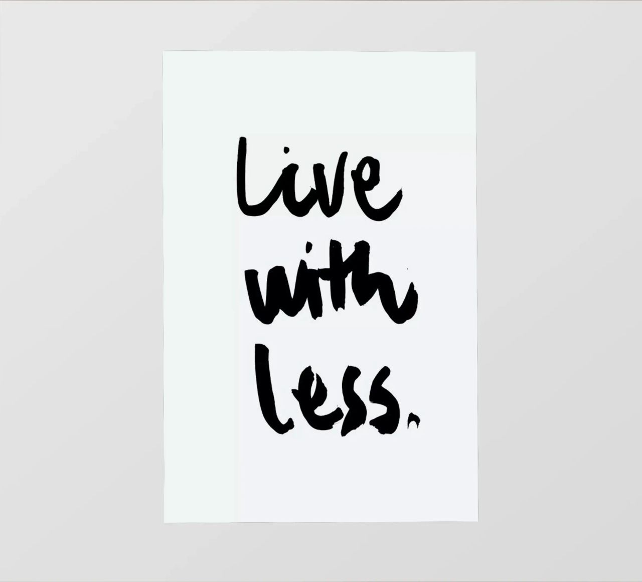 Live with Less telo in pvc da RK Design