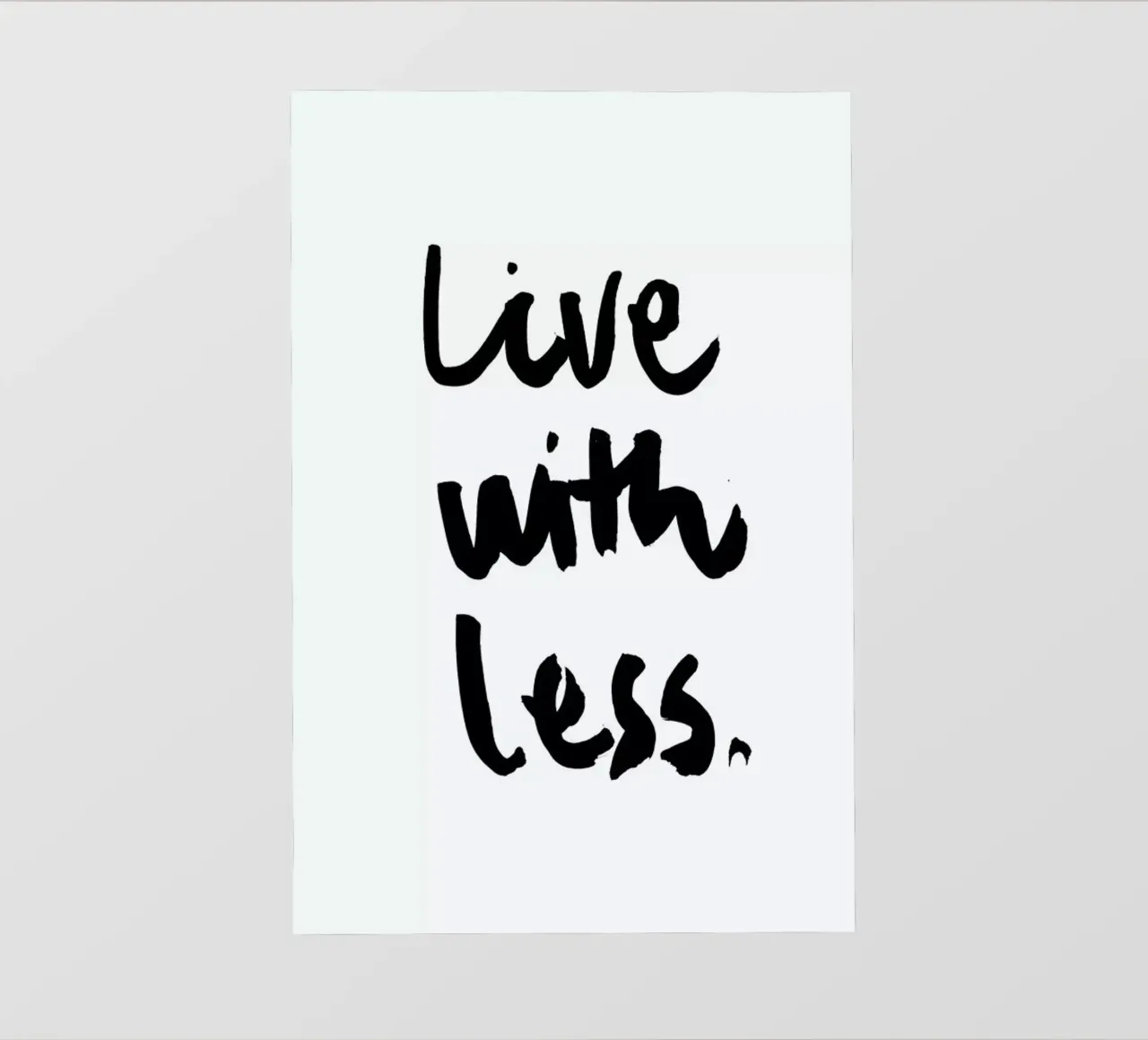 Live with Less telo in pvc da RK Design