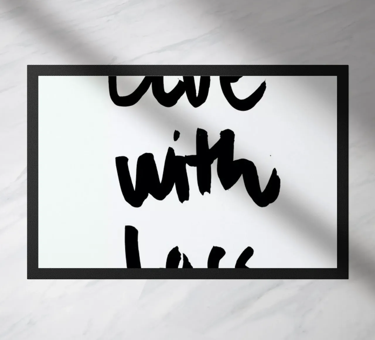 Live with Less felpudo de RK Design
