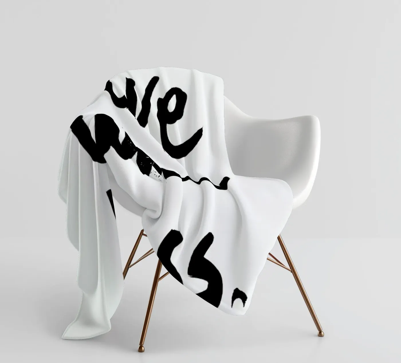 Live with Less Fleecedecke von RK Design