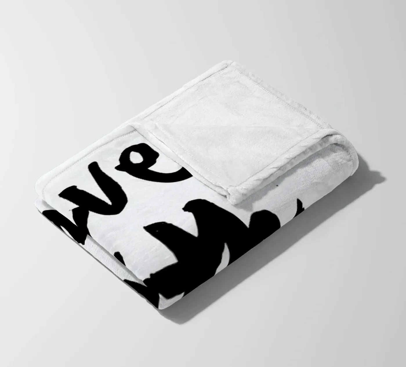 Live with Less Fleecedecke von RK Design