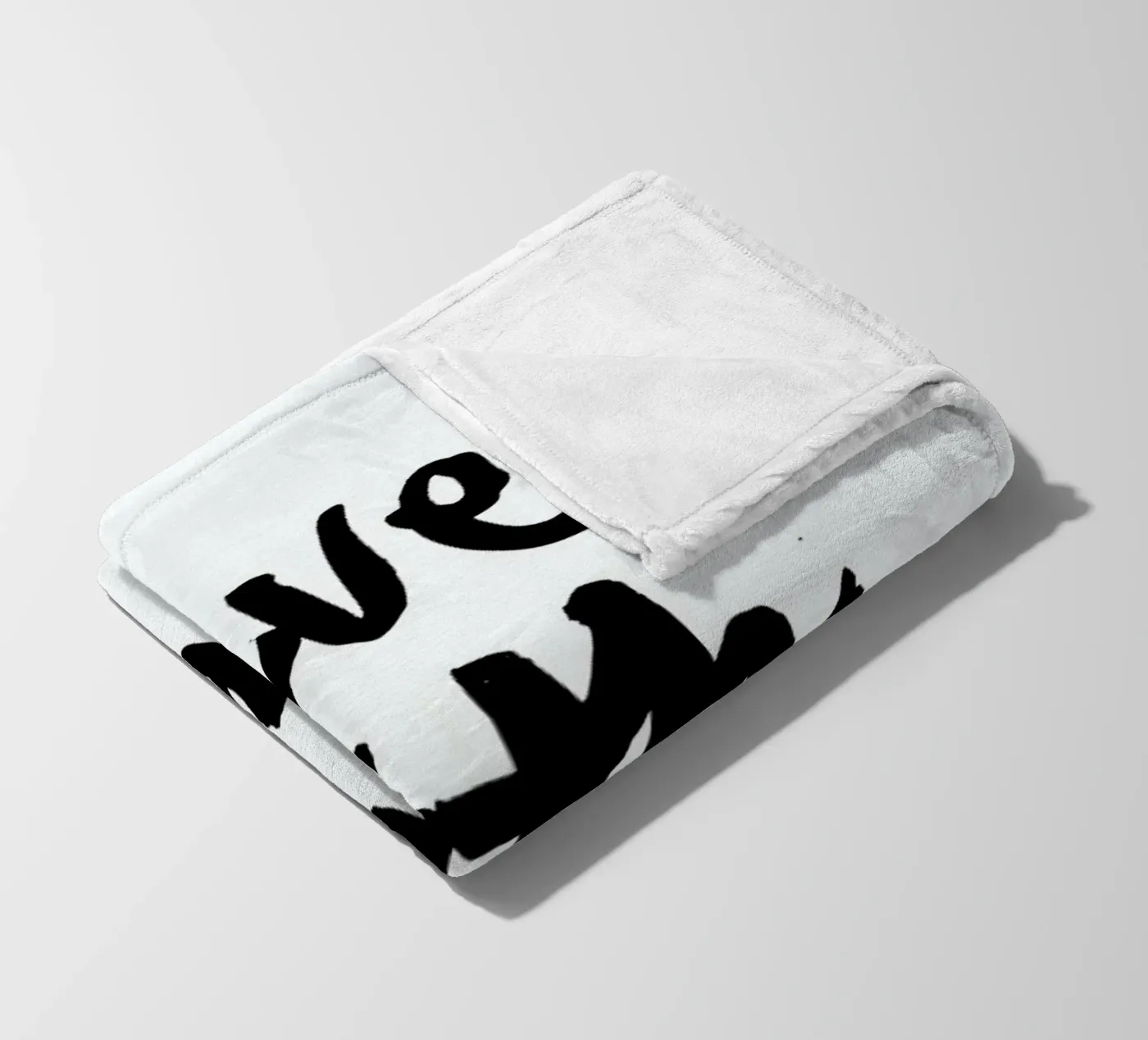 Live with Less Fleecedecke von RK Design