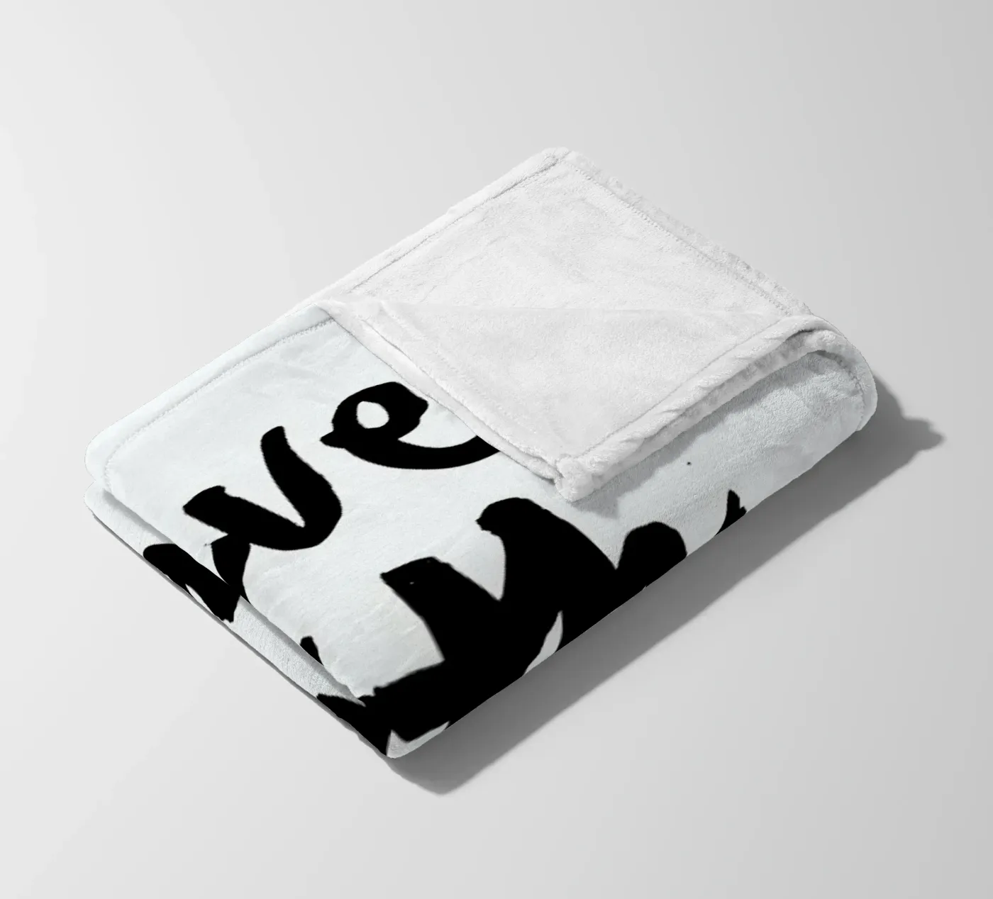 Live with Less Fleecedecke von RK Design