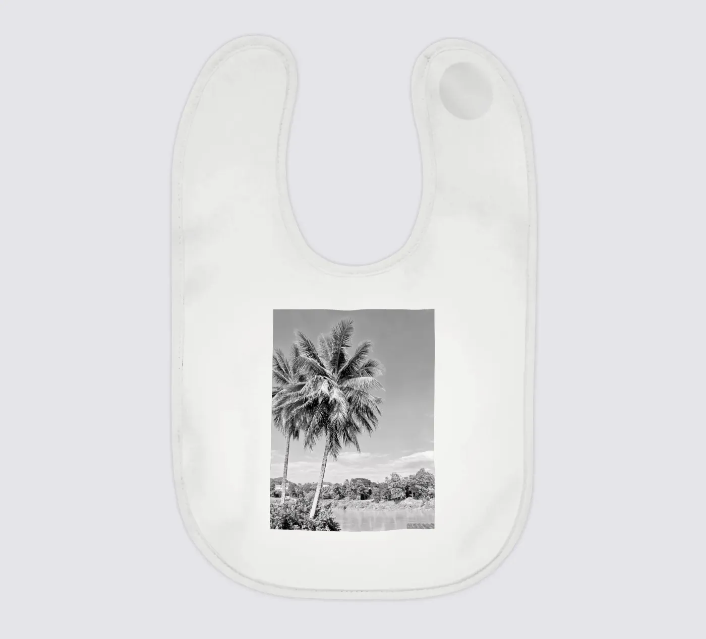 palmtree baby bib by Reiselust