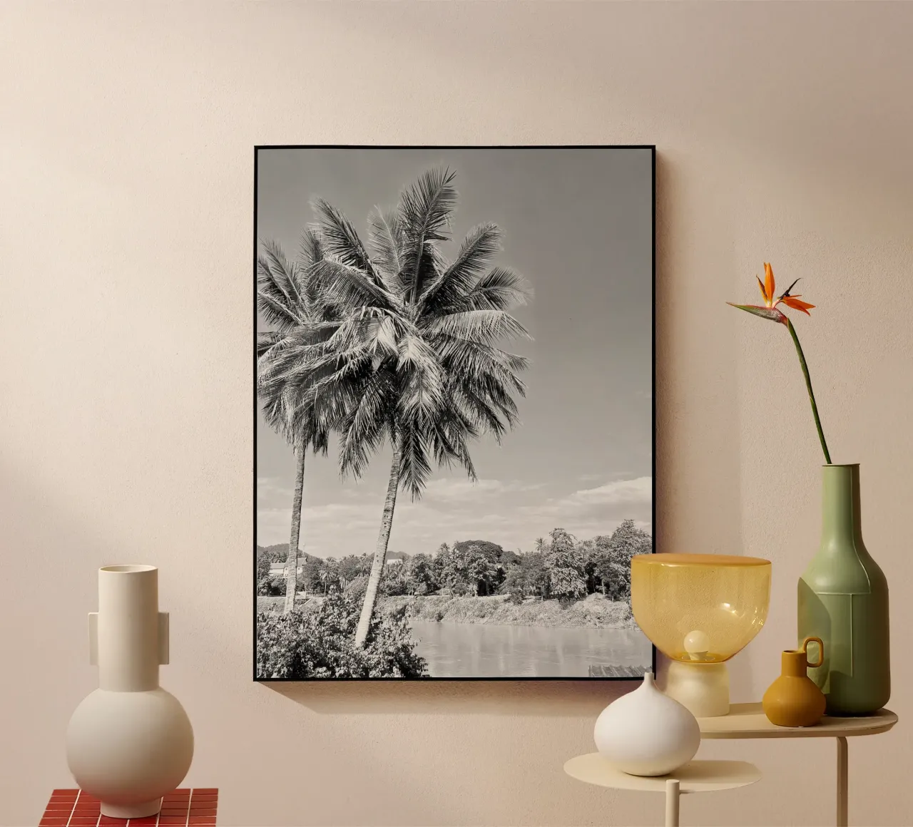 palmtree acryl van Reiselust