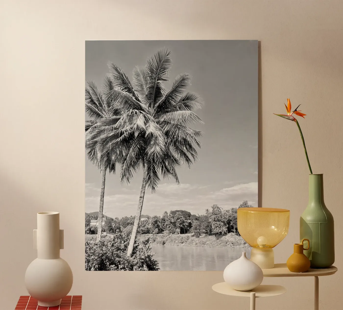 palmtree Acryl-Glas von Reiselust